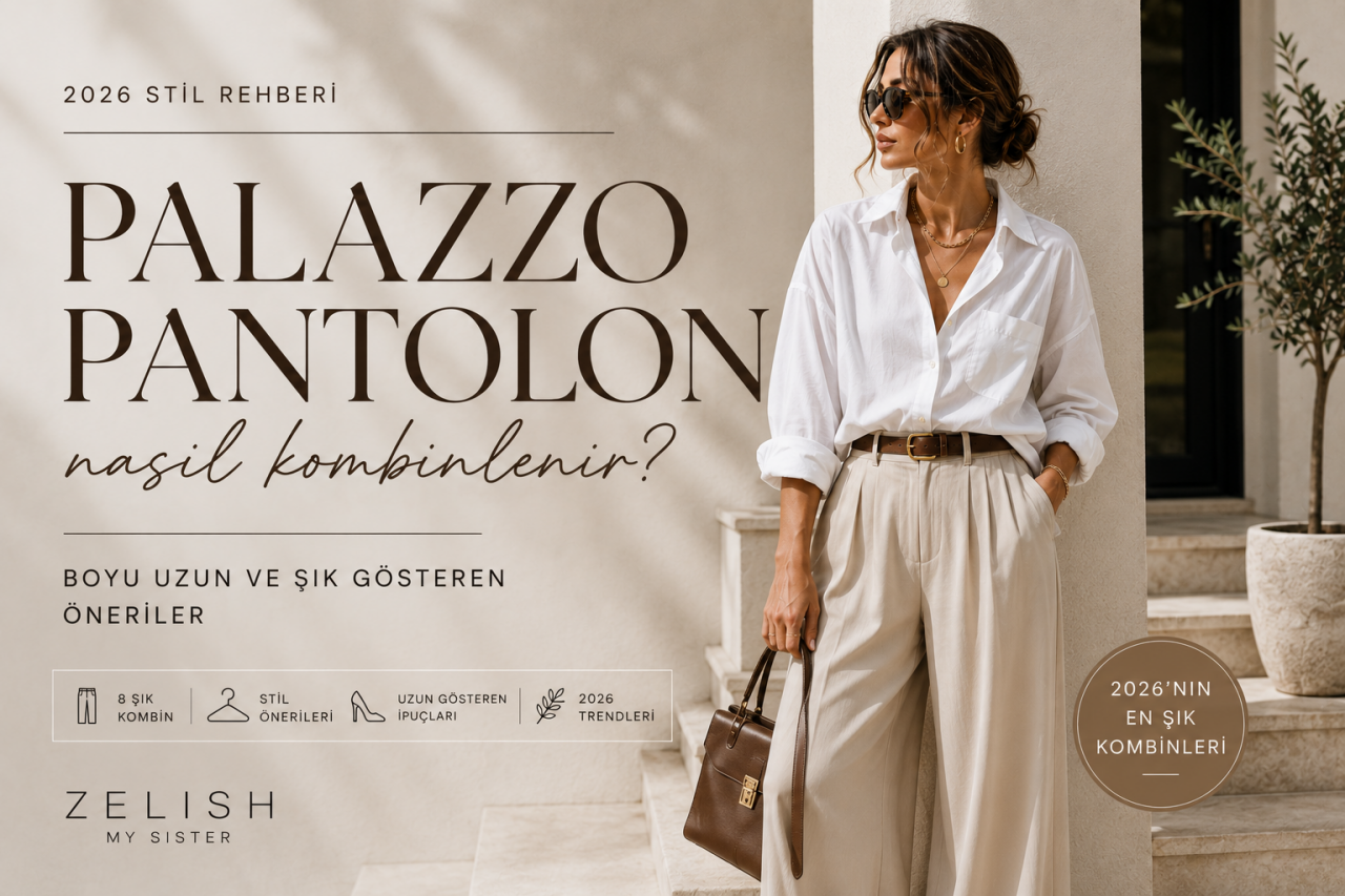 Palazzo Pantolon Nasıl Kombinlenir? Boyu Uzun ve Şık Gösteren Öneriler