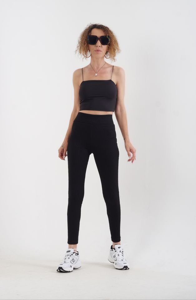 İp Askılı Büstiyer SİYAH - S