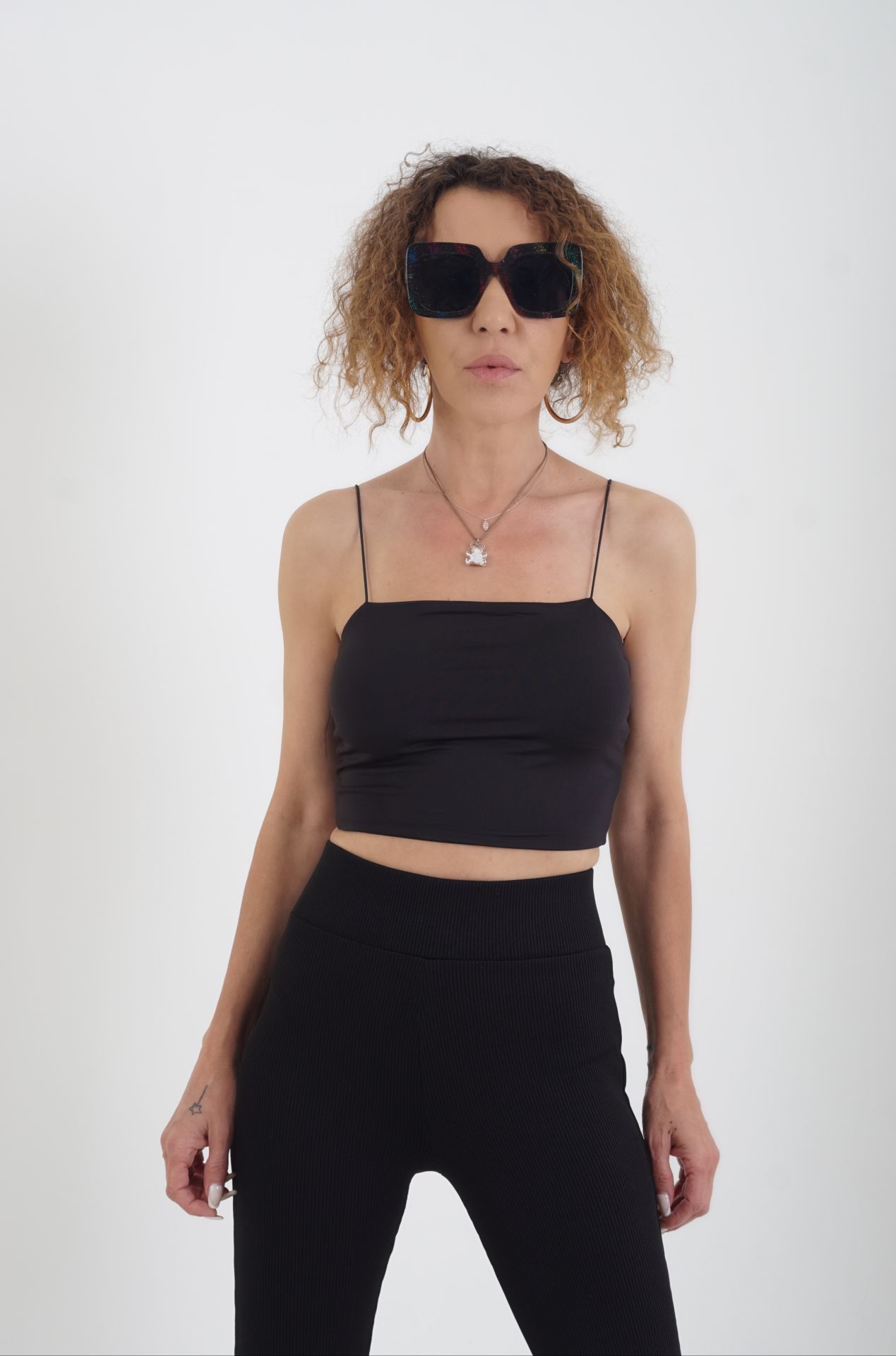 İp Askılı Büstiyer SİYAH - S