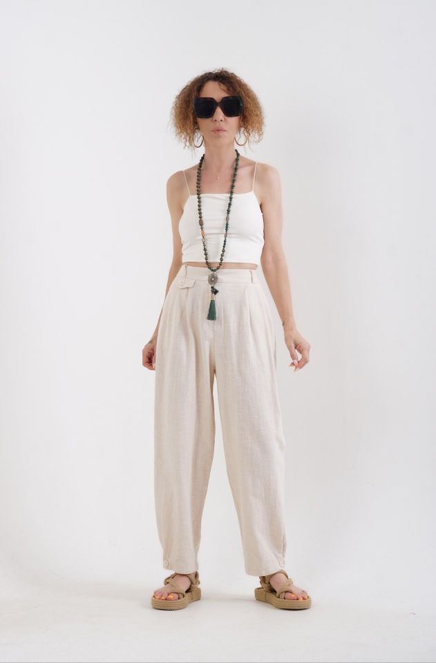 İp Askılı Büstiyer EKRU - L