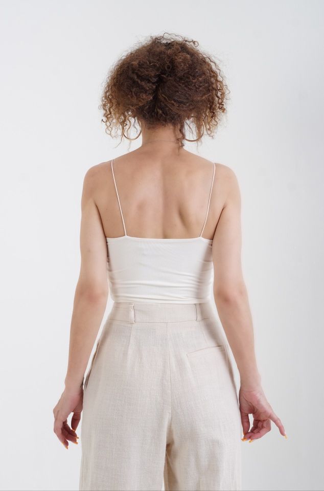 İp Askılı Büstiyer EKRU - L