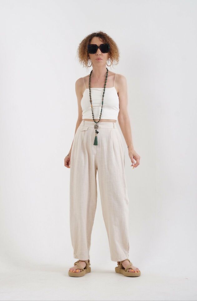 İp Askılı Büstiyer EKRU - S