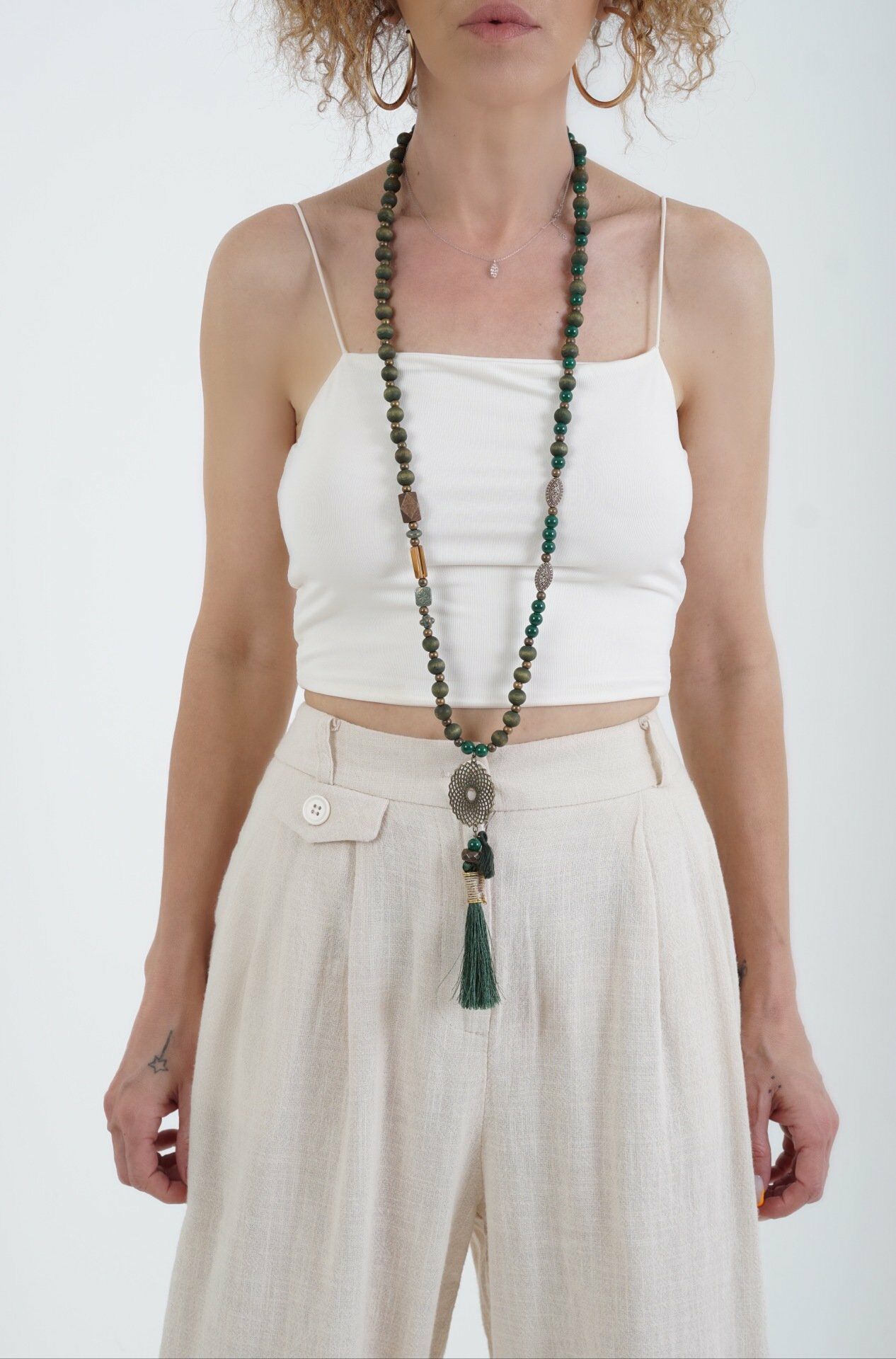 İp Askılı Büstiyer EKRU - S