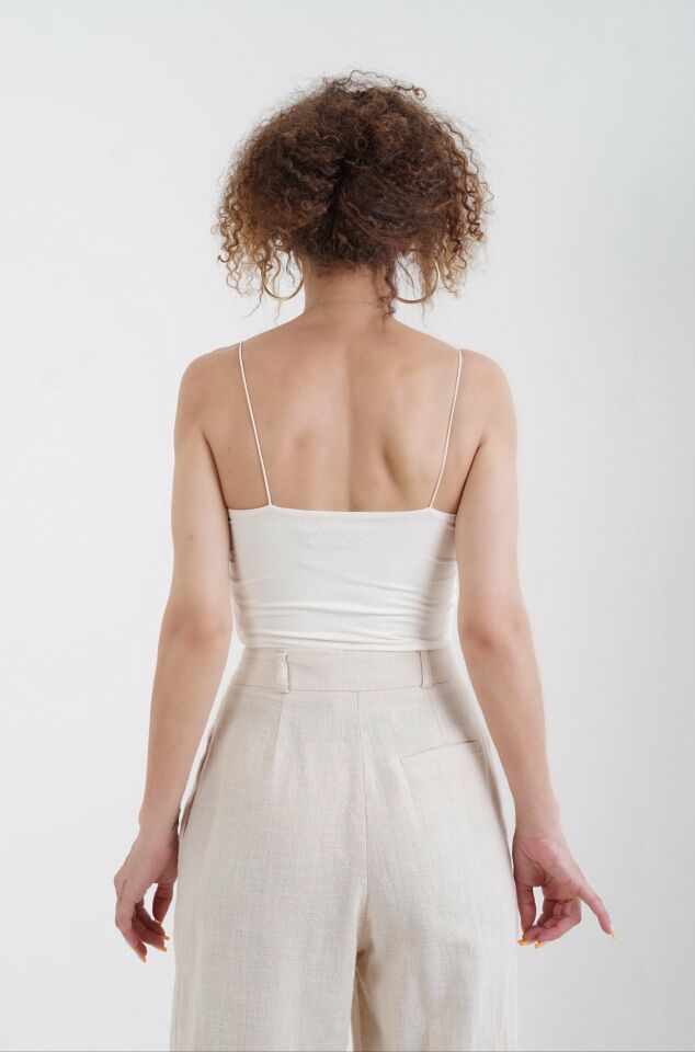 İp Askılı Büstiyer EKRU - S