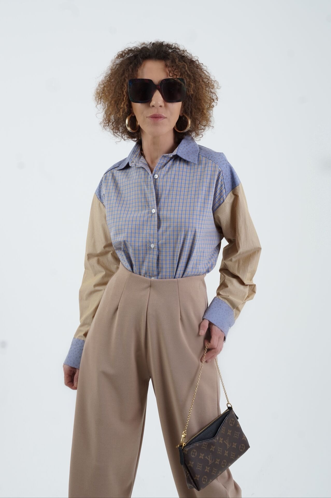 Mavi Mix Kareli Gömlek