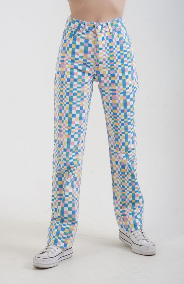 Mozaik Desen Jean Pantolon