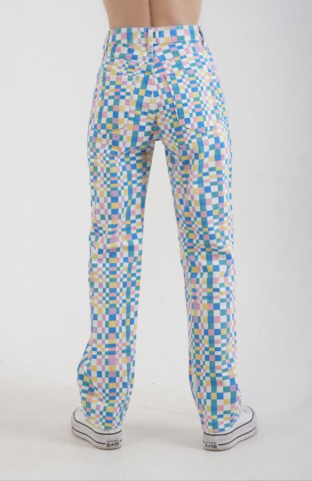 Mozaik Desen Jean Pantolon