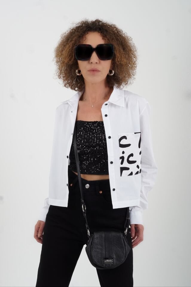 Siyah Pul Payetli İp Askılı Büstiyer