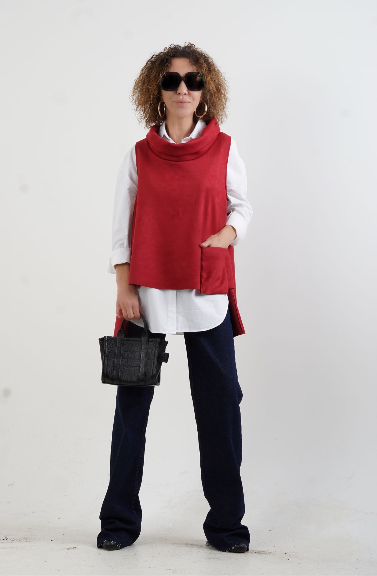 Lacivert Straight Fit Jean Pantolon