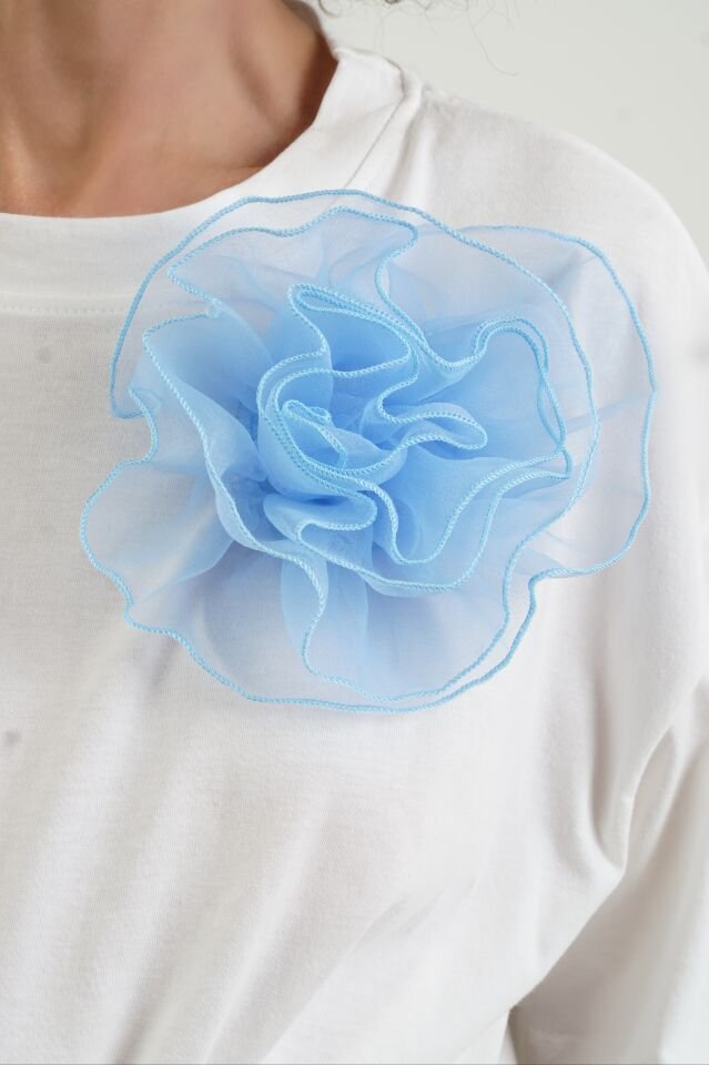 Ekru Fiona Oversize Tshirt