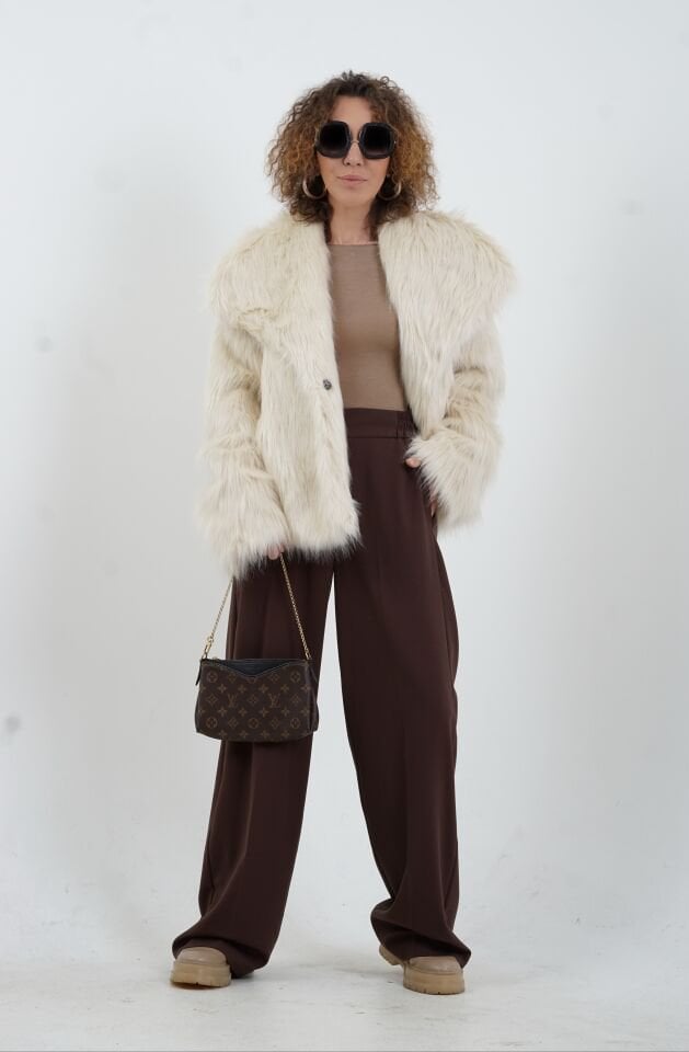 Vizon Kayık Yaka Modal Kaşmir Bluz