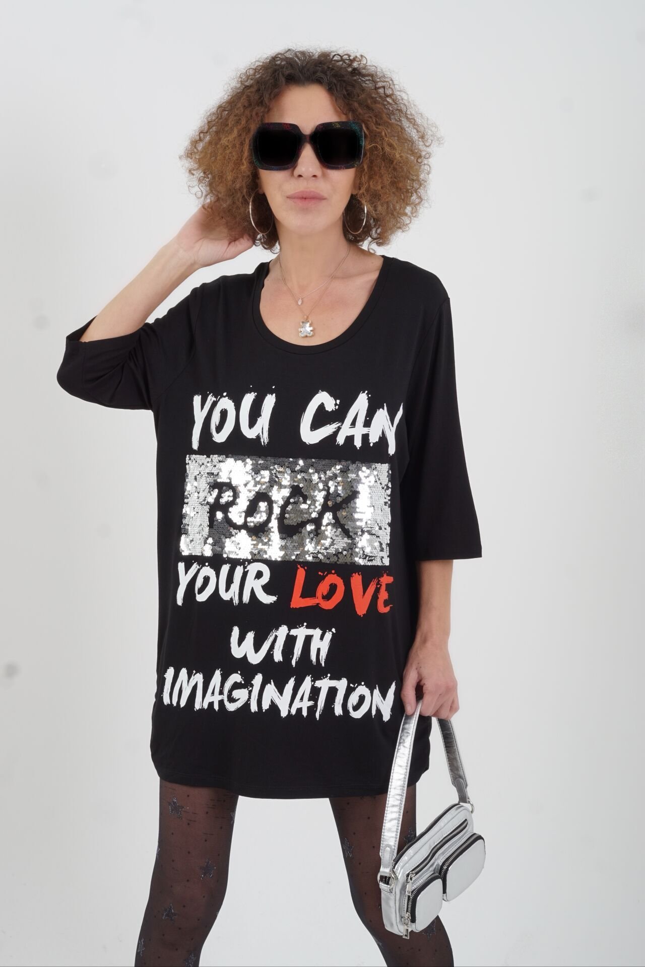 Rock Pul Payetli Tshirt