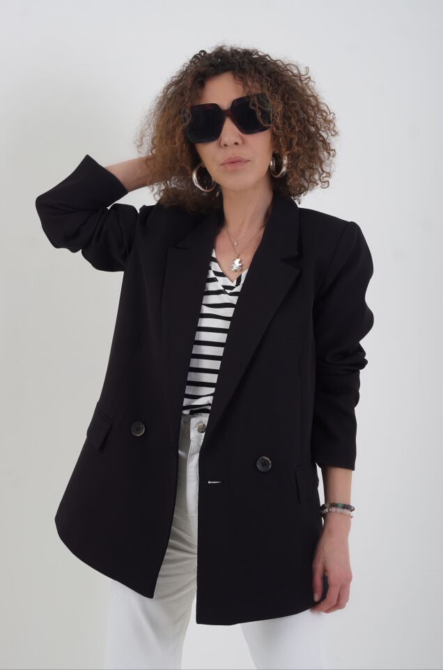 Siyah Blazer Ceket