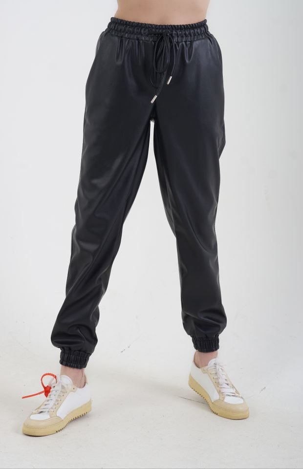 Deri Jogger Pantolon