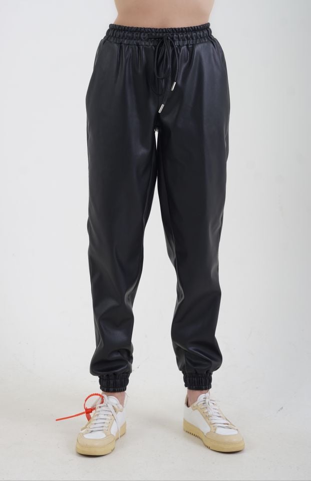 Deri Jogger Pantolon