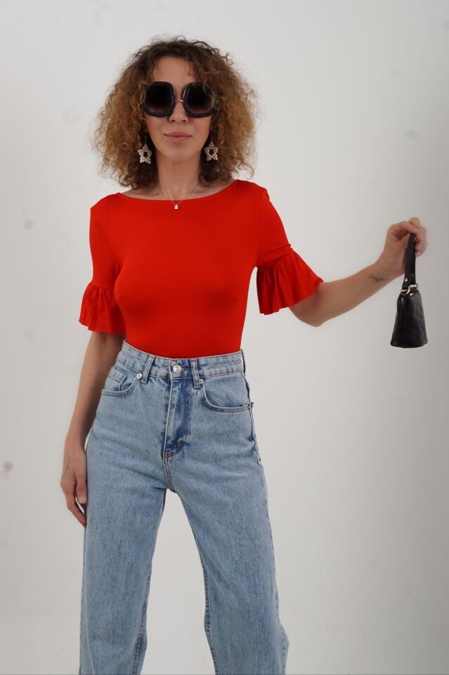 Tango Fırfırlı Bodysuit