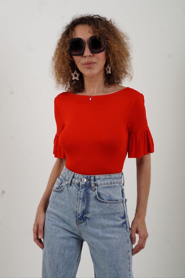 Tango Fırfırlı Bodysuit