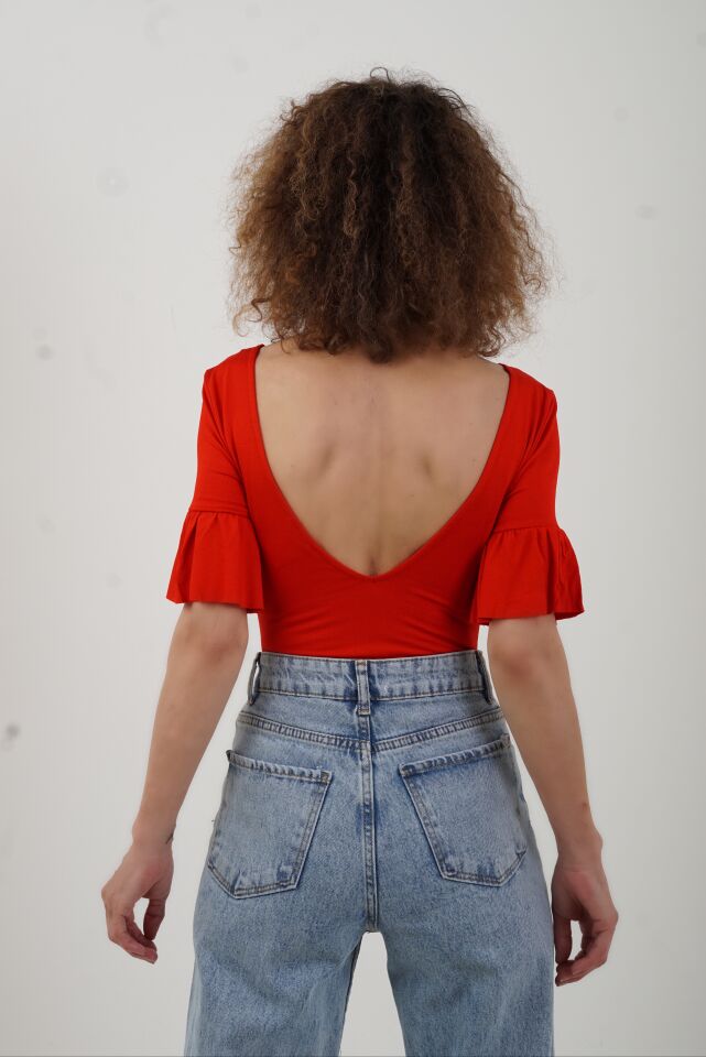 Tango Fırfırlı Bodysuit