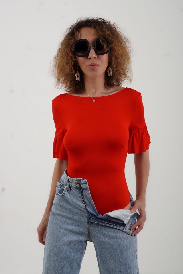 Tango Fırfırlı Bodysuit