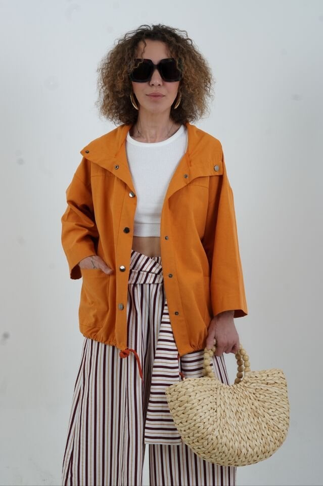 Mango Çıt Çıtlı Mont