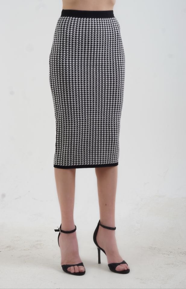 Kazayağı Triko Kalem Etek