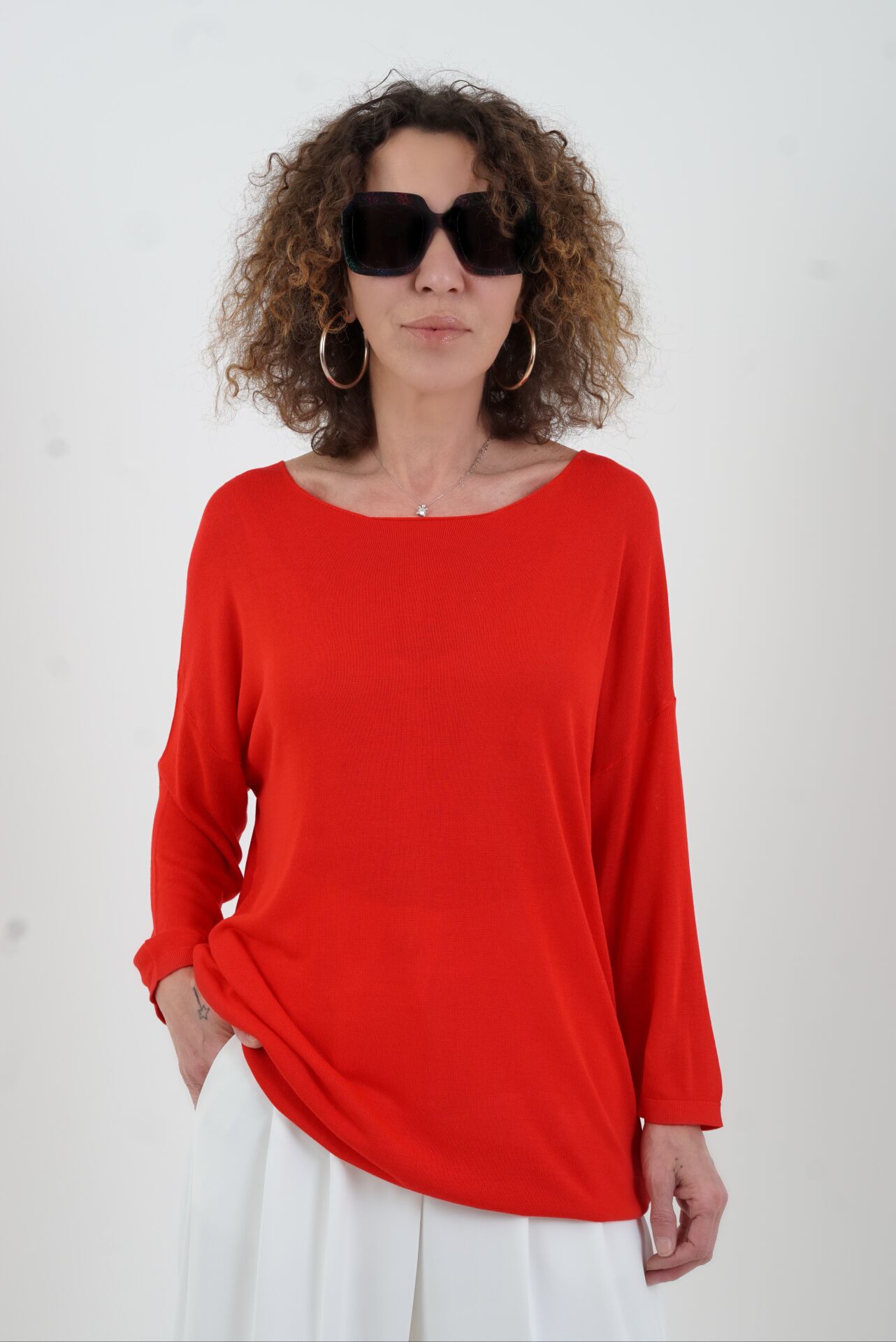 Truvakar Kollu Triko Kazak KIRMIZI - STN