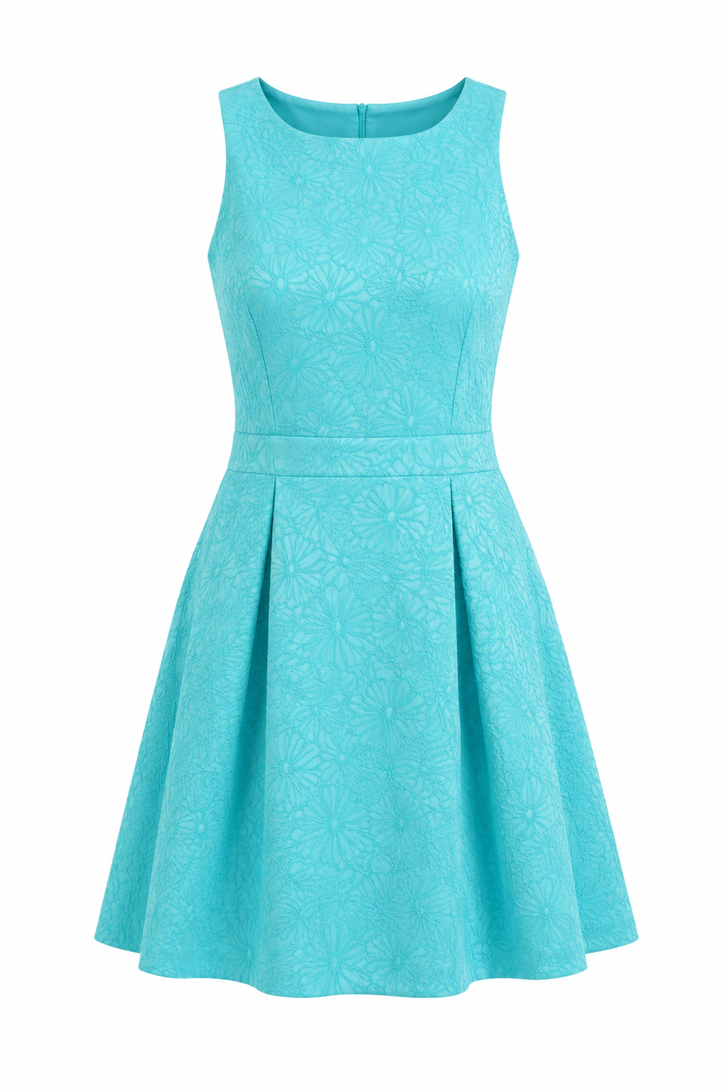 Tiffany Arka Bel Detaylı Elbise MİNT YEŞİLİ - 38