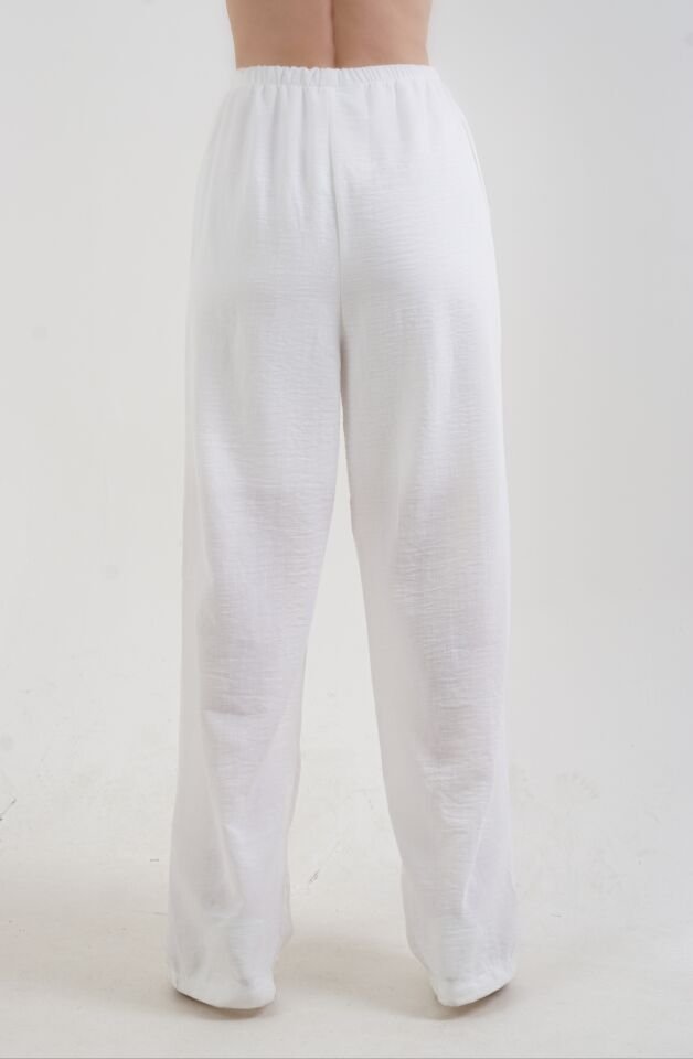 Ekru Bluz Pantolon Takım