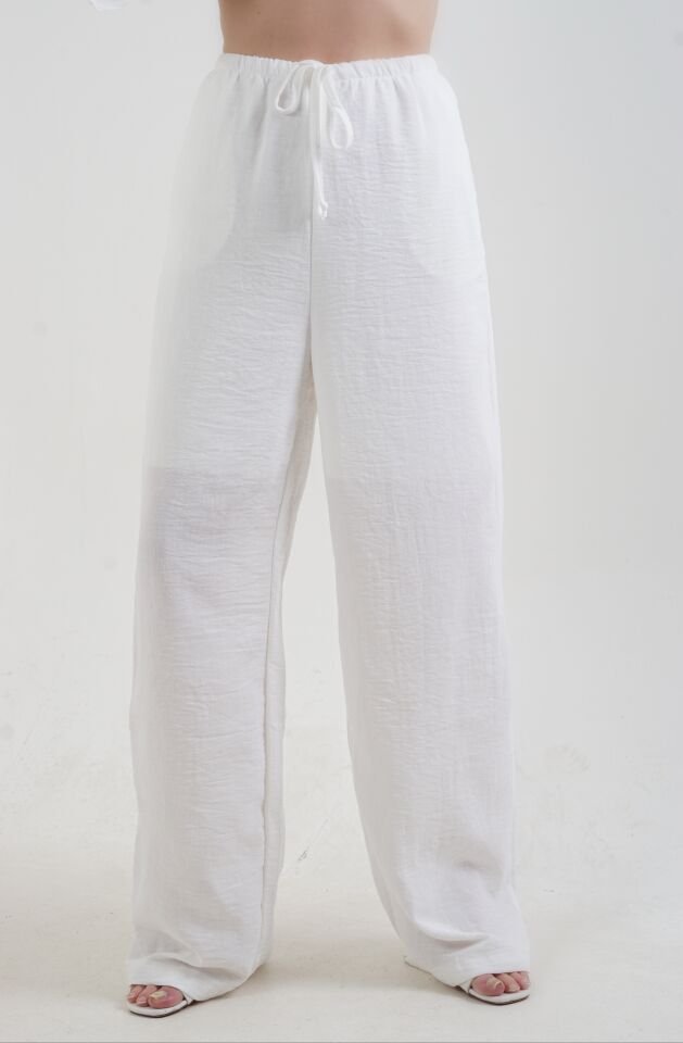 Ekru Bluz Pantolon Takım