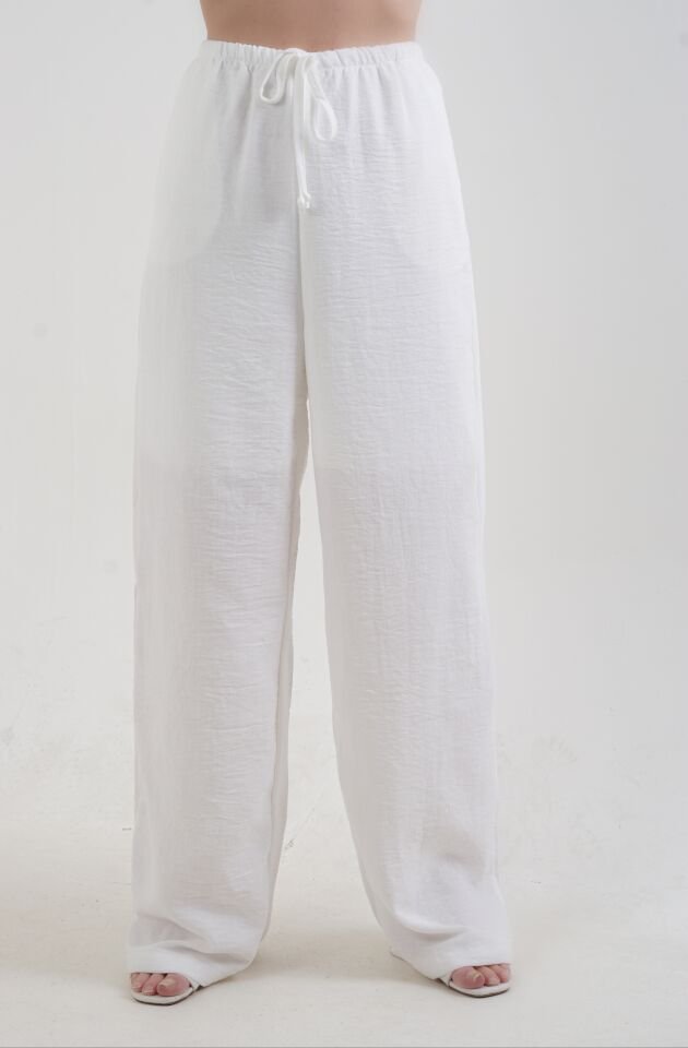 Ekru Bluz Pantolon Takım