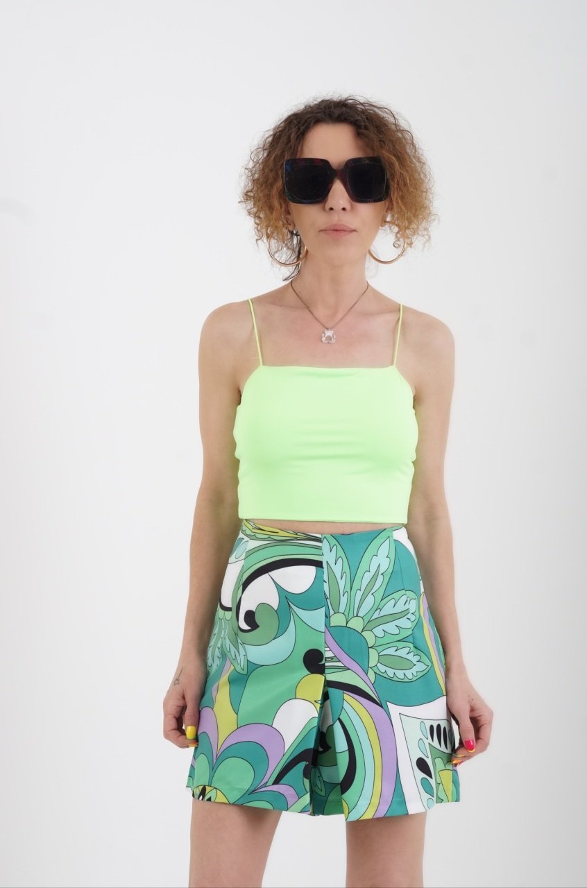 İp Askılı Büstiyer NEON YEŞİL - M