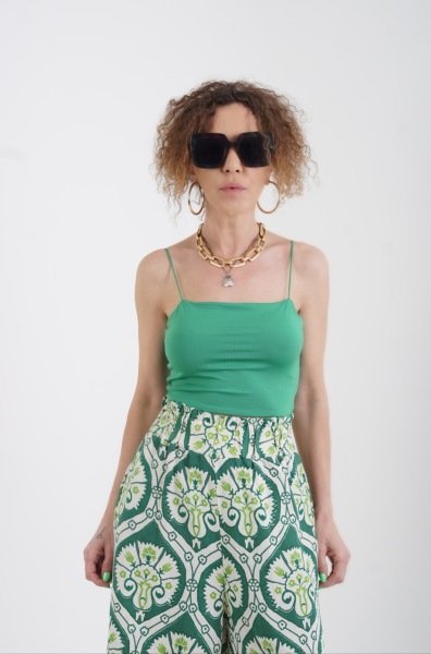 İp Askılı Büstiyer ÇİMEN YEŞİLİ - S