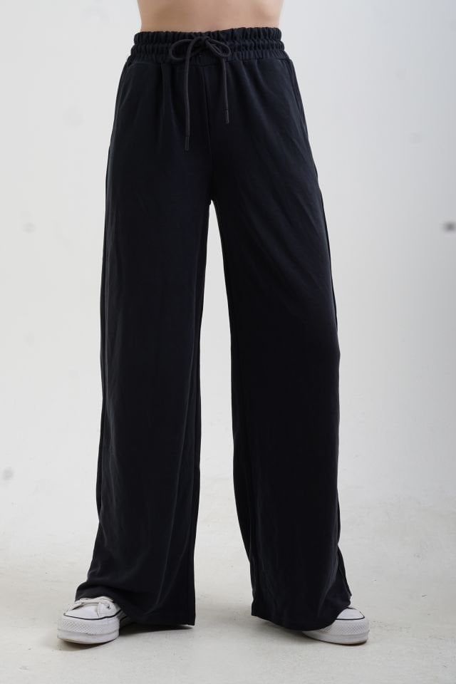 Antrasit Modal Pike O Yaka Tshirt Pant Eşofman Takım
