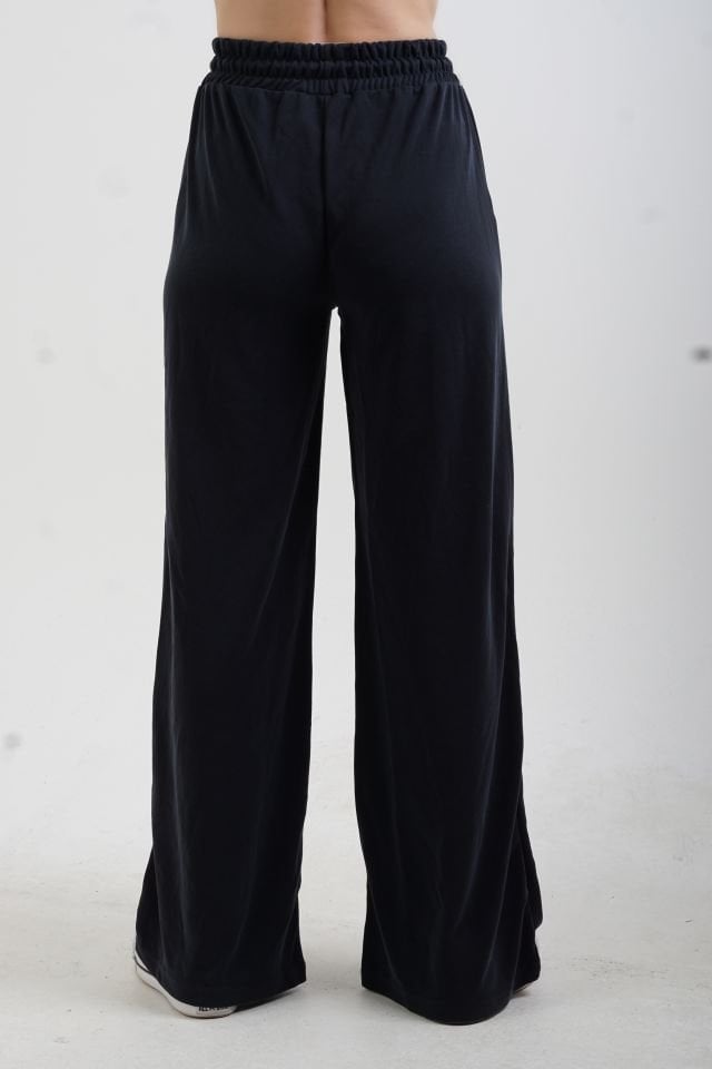 Antrasit Modal Pike O Yaka Tshirt Pant Eşofman Takım