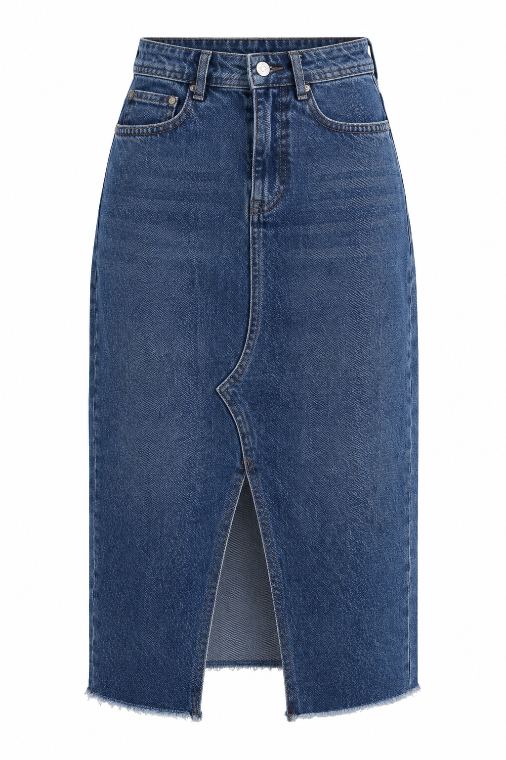 Saçaklı Denim Etek