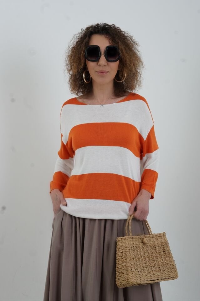 Açık Vizon Tensel Uzun Etek