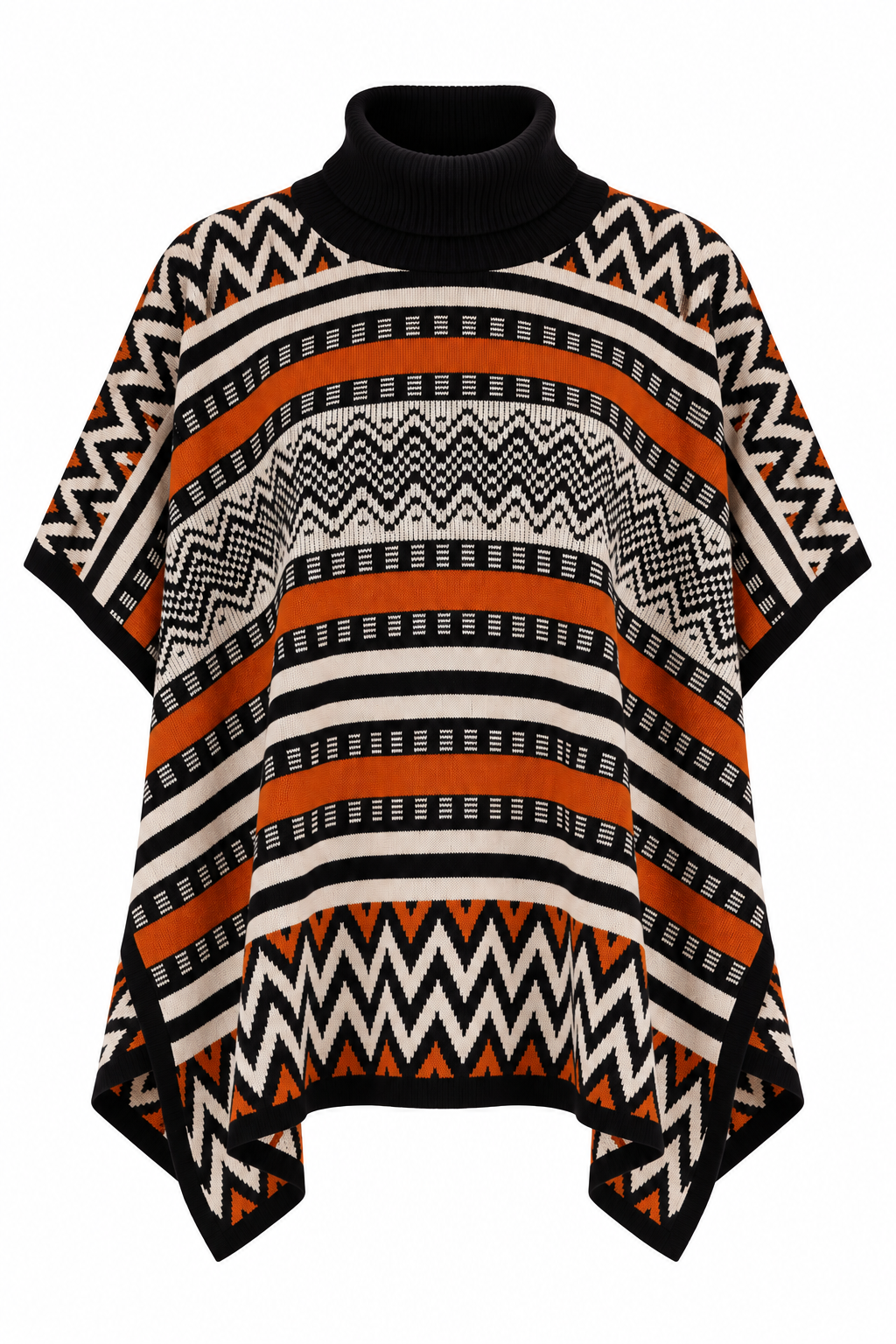 Tribal Desenli Yanları Açık Panço