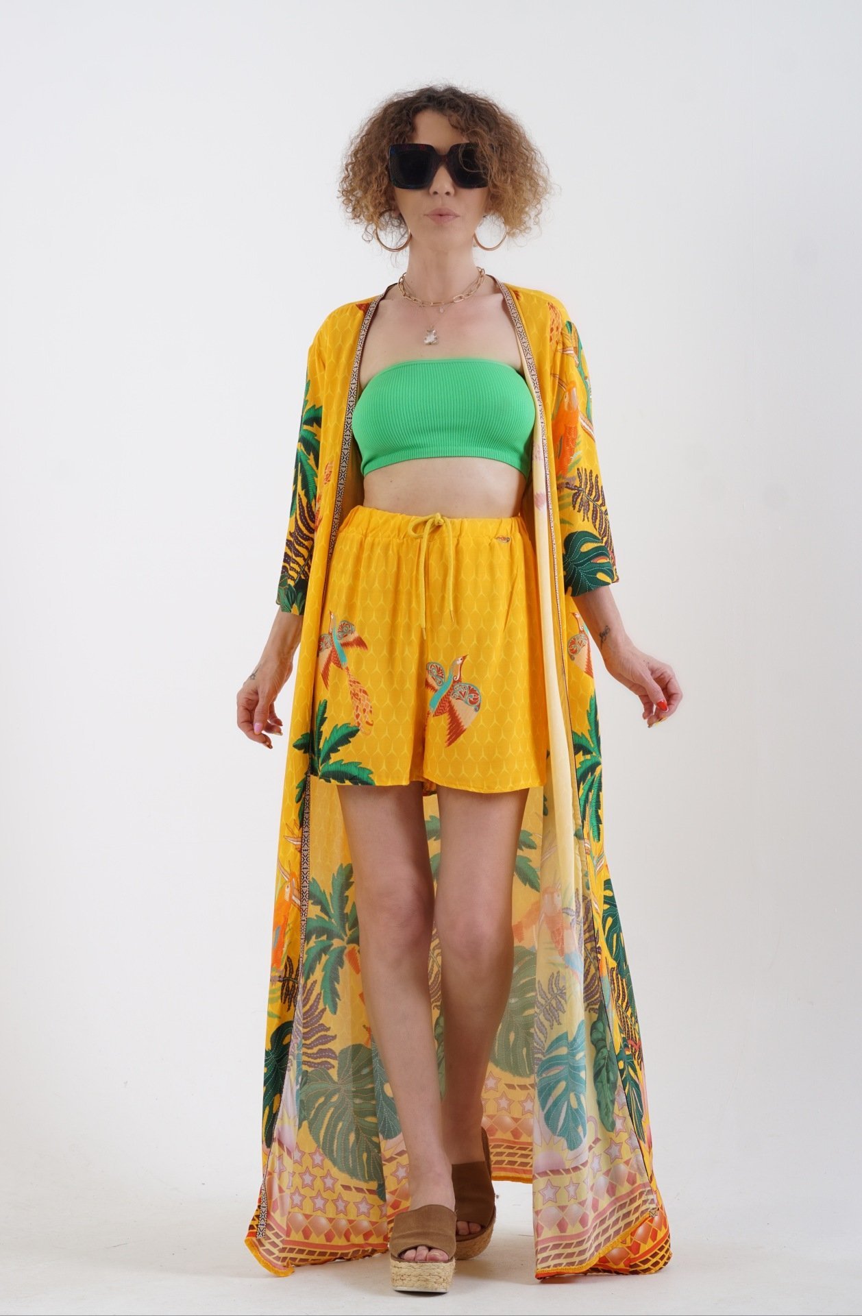 Mango Bali Desenli Şort