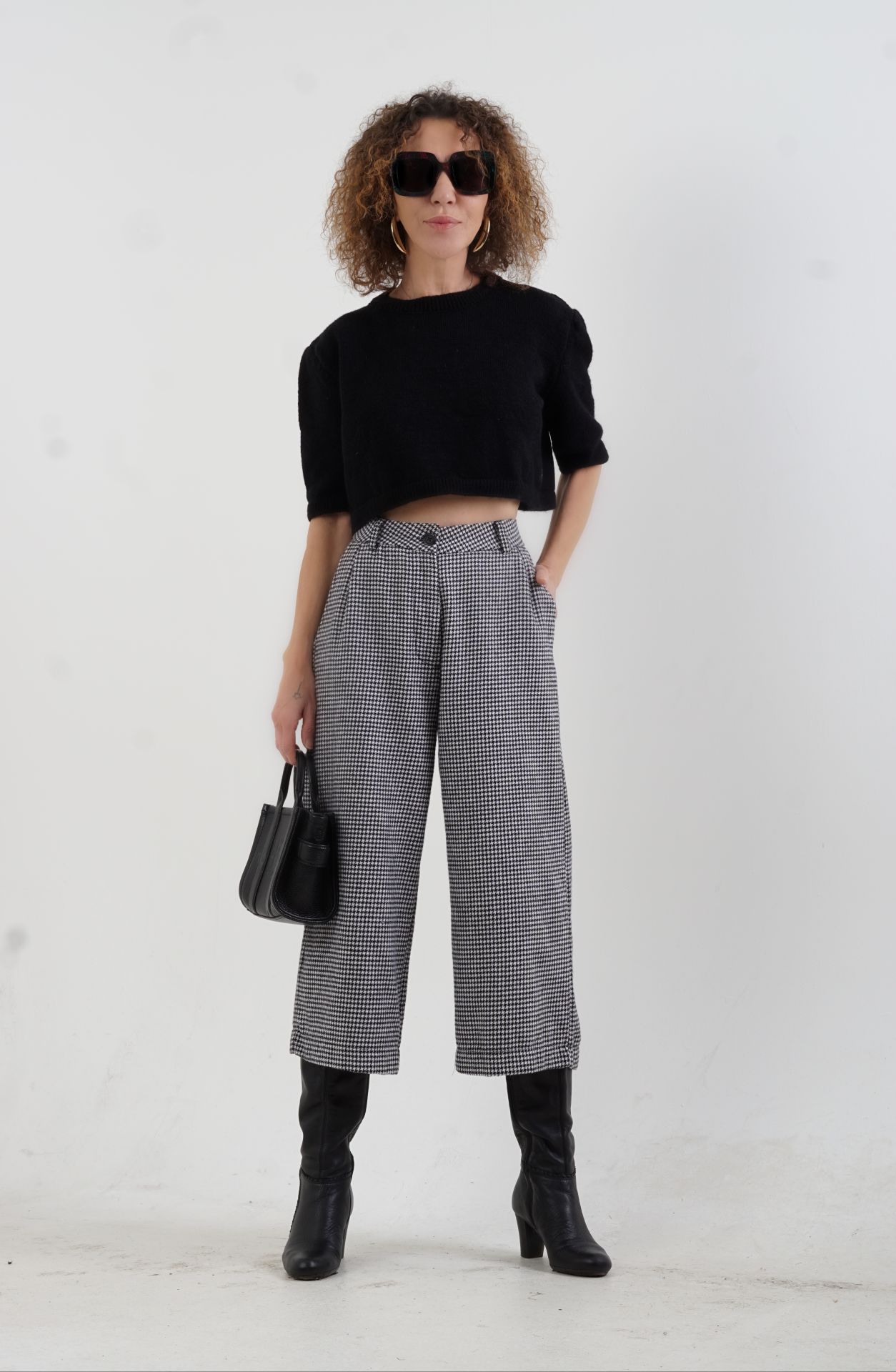 Kazayağı Midi Boy Pantolon