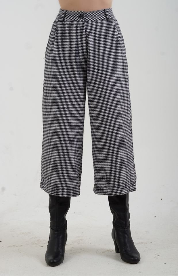 Kazayağı Midi Boy Pantolon