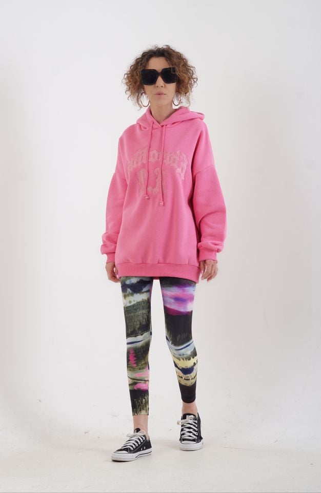 California La Nakışlı Sweat