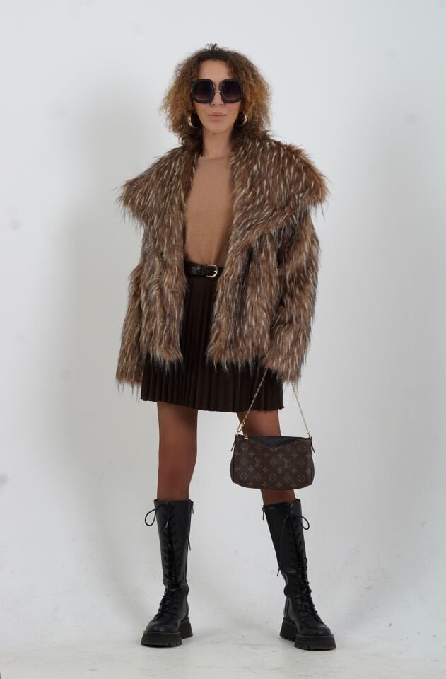 Rakun Suni Kürk Ceket