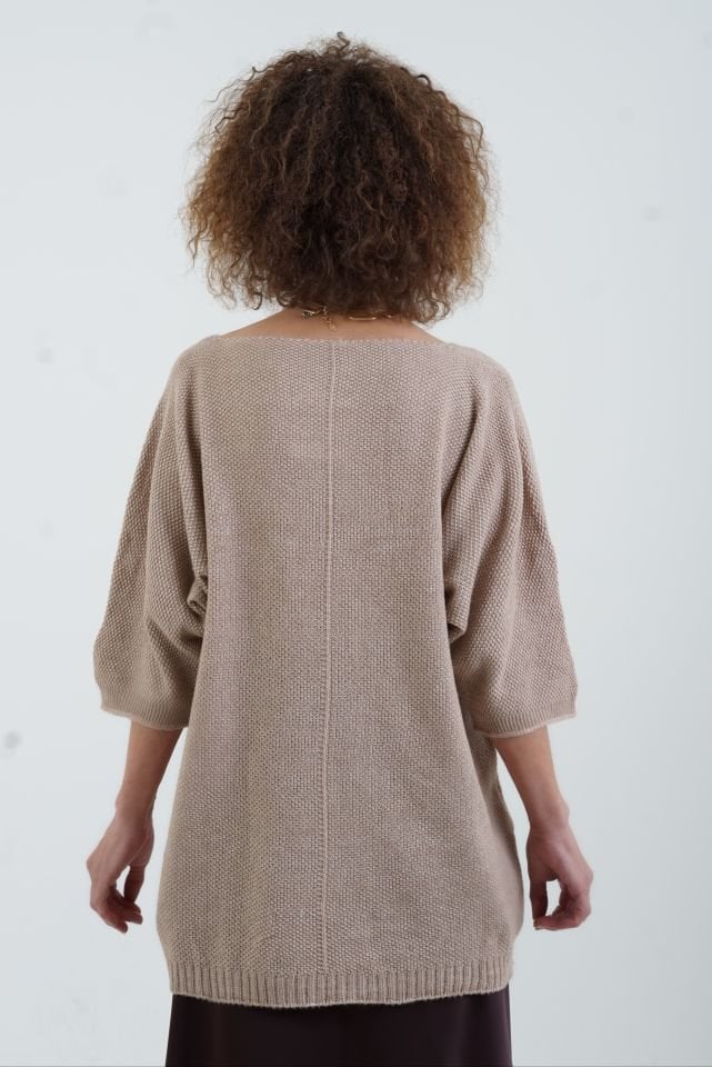 Camel Pina V Yaka Triko