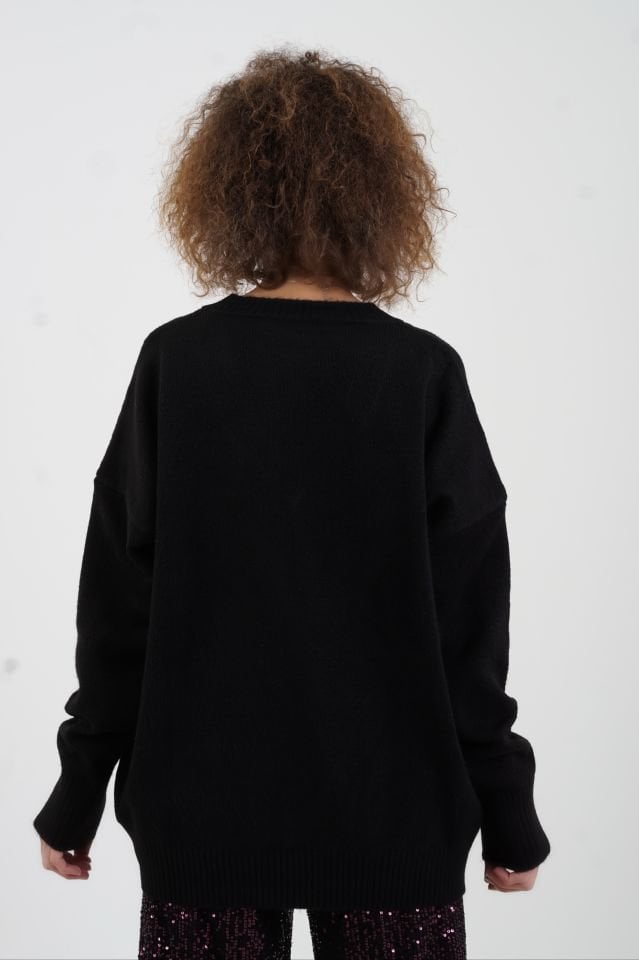 Siyah Best V Yaka Kazak