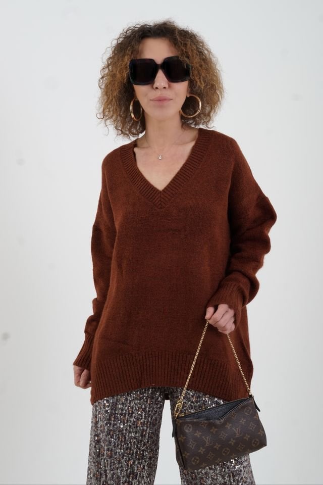 Kahve Best V Yaka Kazak