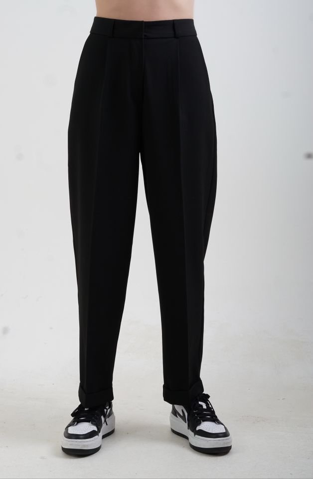 Siyah Premium Oversize Ceket Pantolon Takım