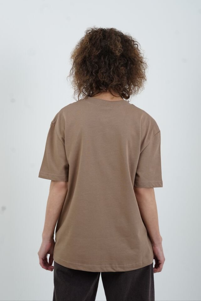 Vizon Özel  Dikişli  Bisiklet Yaka Tshirt