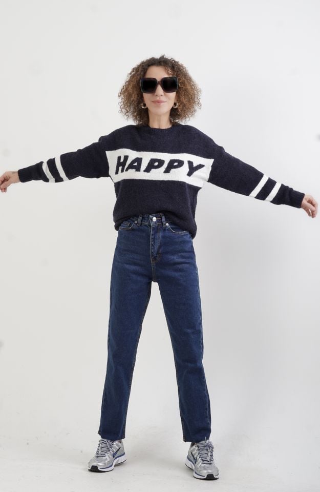 Lacivert Happy Kazak