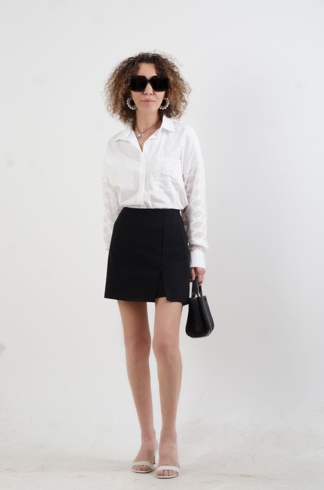 Siyah Premium Şort Etek