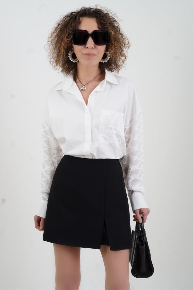 Siyah Premium Şort Etek